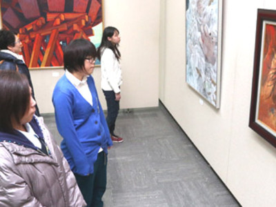 「石川発」の意気示す　金沢市で日創展、一般公開始まる
