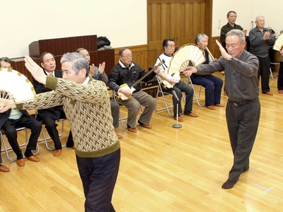 新幹線開業祝福の「まだら」　式典披露へ七尾市で練習
