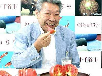 三仏生トマト食べてみて　小千谷市ＰＲ　伝統野菜存続目指す　３店で特別メニュー提供