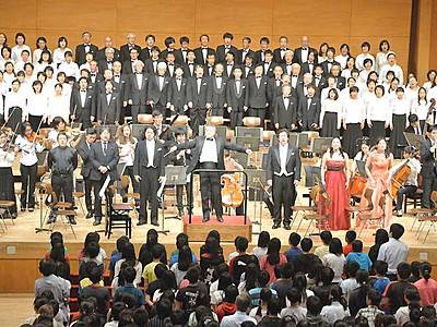 ＯＭＦ、長野の音楽会で閉幕　子ども向けオーケストラ演奏