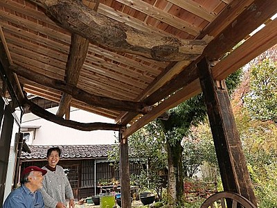 保阪邸に雁木趣増す　梁は樹齢２００年のケヤキ　２１～２３日公開、野菜市　上越