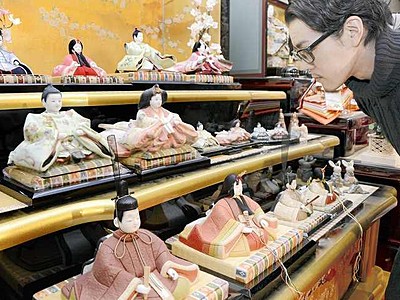 ひな人形、人間国宝作や３Ｄ印刷も　福井県大野、３０日から祭り