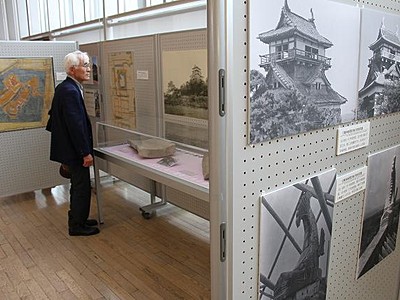 丸岡城の変遷を絵図で　福井県立図書館が企画展