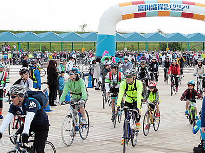 ７月２４日に富山湾岸サイクリング　３月１日募集開始