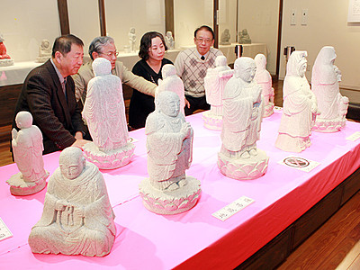 「金屋石」仏像に匠の技　１２日からとなみ散居村ミュージアムで企画展