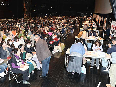 「大歌舞伎」チケット発売　松本の特設会場に1100人