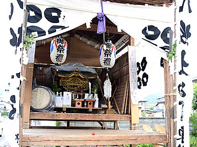 松代「祇園祭」１７日に神楽巡行　真田丸ゆかりの地ＰＲ