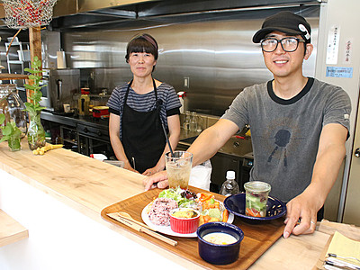野菜とこうじで健康食　長澤さん夫婦営む砺波のカフェ