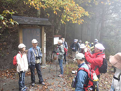 青崩峠、古道の歴史踏みしめ　南信濃―浜松、散策楽しむ