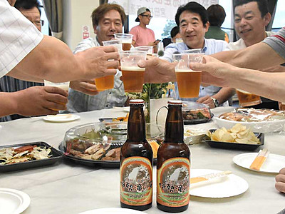 宮田の地ビール、今年も　発売記念パーティー