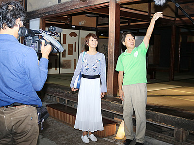 滑川市を動画でＰＲ　リポーターに女優の村井さん　本社制作　１１月めどに公開へ