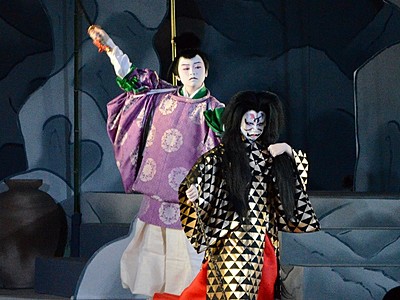 大人顔負けの熱演で魅了　福井で「まるおか子供歌舞伎」