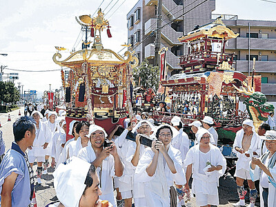 金沢・大野湊神社で夏季大祭　「おらが町」誇らしく