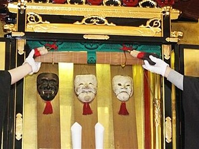 福井県勝山・滝波「お面さん祭り」　時代超えて伝統脈々と