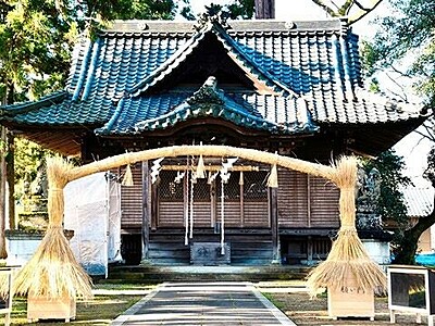 コロナ収束願い日吉神社に「願い門」　福井県鯖江市、住民有志が設置