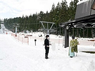 新保ファミリースキー場が４季ぶり開業へ　福井県池田町