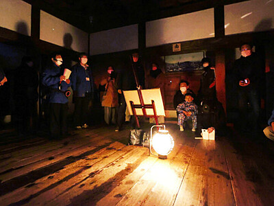 夜の松本城天守へようこそ　２月に宿泊者限定ツアー