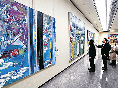 自由な創造の美伝え　石川県立美術館で北陸国展が開幕
