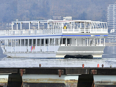 諏訪湖「スターマイン号」の点検終了　11日から通常遊覧運航