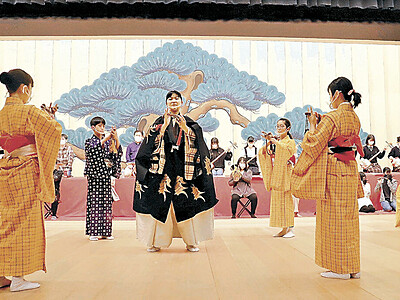 石川県小松市の子供歌舞伎、近づく大舞台　５月の本番へ会場で初稽古、意気込み新た