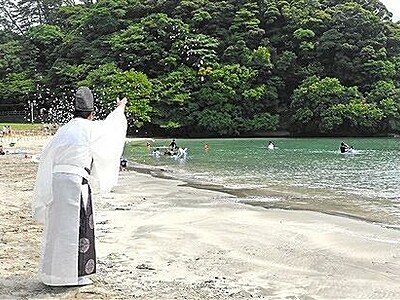 高浜町の６海水浴場が海開き　福井県、夏本番を楽しく、安全に