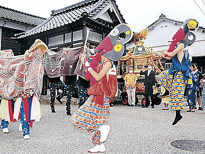 ３年ぶり獅子舞演舞　羽咋・深江で祇園祭