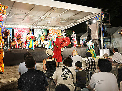 民族音楽 福野で競演　「スキヤキ」開幕、３年ぶり海外から参加