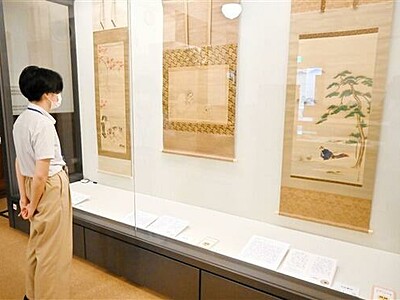 敦賀市立博物館所蔵の絵画「推し」を展示　来館者投票の上位９点