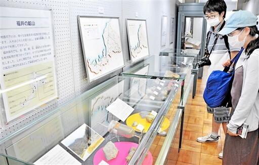 石と人の歴史に焦点を当てた特別展＝福井県福井市自然史博物館