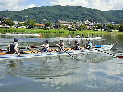ボートの魅力、親子で知ろう　競技人口増加図り、下諏訪町で10日に教室