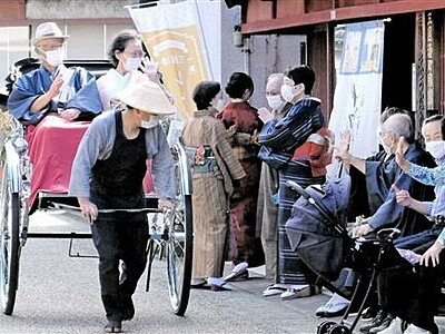 着物で三國湊ゆらり、人力車体験も　坂井市三国で散策催し