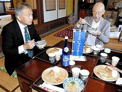 そば粉や米...「雪室」貯蔵食材のお味は？　福井県勝山市、市長らPR戦略の参考へ試食