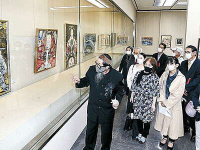 日本画の表現深める６４点　石川県立美術館で１２日から公募日創展