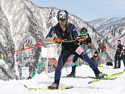 山岳スキーの活気再び　２０２３年１月、黒部・宇奈月で日本選手権