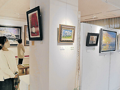 新ギャラリー彩る絵画　小松・キタセで開設記念展