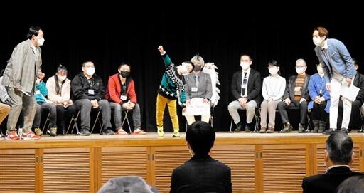 吉本新喜劇メンバーとの共演を懸けた公開オーディション＝２月１８日、福井県越前市文化センター