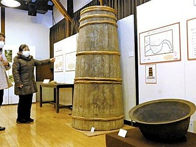 麻の製糸や機織り　７０年前の道具展示　福井県勝山市