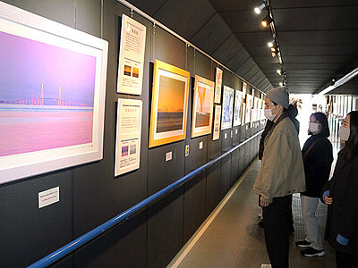 多様な蜃気楼捉える　魚津埋没林博物館で写真展