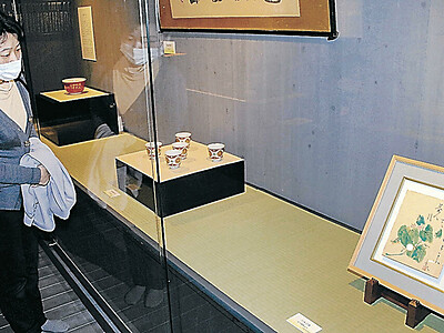 魯山人の絵画や陶磁器　いろは草庵企画展