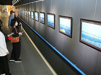 写真で蜃気楼の魅力伝える　魚津埋没林博物館