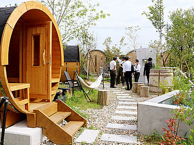 貸し切りサウナいかが　富山県黒部市に新温浴施設、１４日オープン