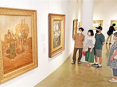 時代彩った巨匠の絵画　日本近代洋画展が開幕　市美術館
