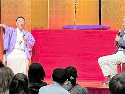 春風亭昇太さんが語る一乗谷の魅力　東京で福井県イベント