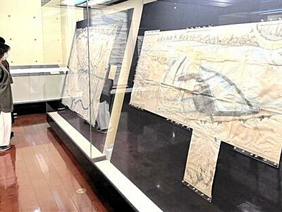 川と人の関わり深く　江戸期の史料７７点展示　県立歴史博物館