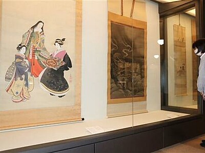 日本画から竜を探そう　敦賀市立博物館で新春美術展