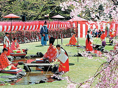 ふちゅう曲水の宴、富山・婦中で４月７日開催　歌題は「心」 、作品募集