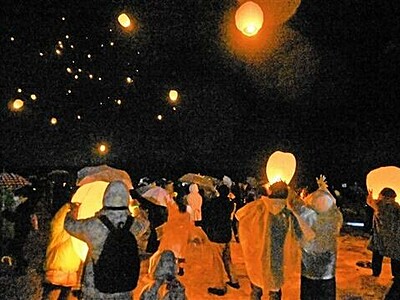 大野の夜空にランタンを　南六呂師で2月10日、参加者募る