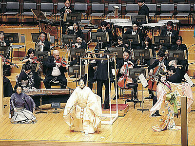 オケと能舞、幽玄な世界　ＯＥＫ「和洋の響」で新曲披露　石川県立音楽堂