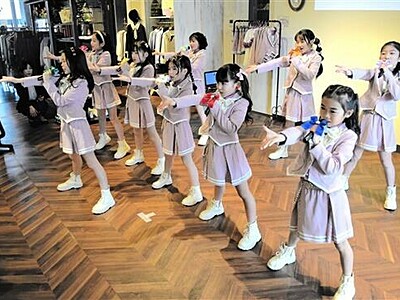 紫式部と北陸新幹線の歌完成　越前市の小学生アイドル「LIMITLESS PINK」初披露