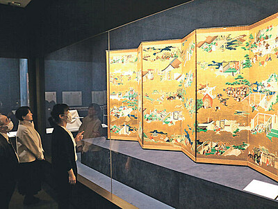 平安貴族の世界紹介　秋水美術館（富山）で「源氏物語と王朝の美」